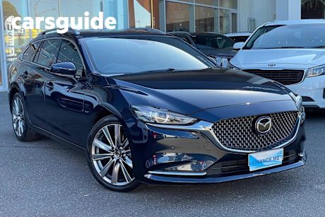 Blue 2018 Mazda 6 Wagon Atenza