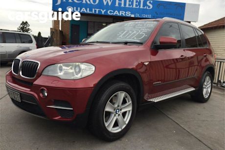 Red 2010 BMW X5 Wagon Xdrive 30D