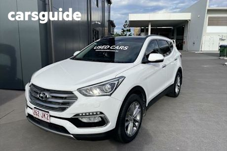 White 2017 Hyundai Santa FE Wagon Highlander Crdi (4X4)