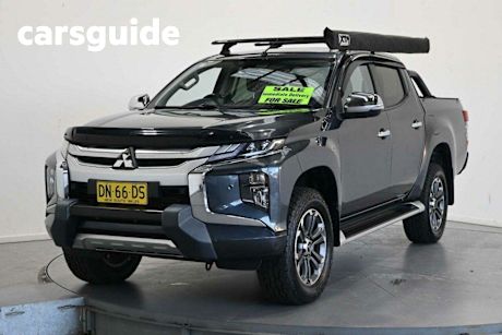 Grey 2019 Mitsubishi Triton Double Cab Pick Up GLS (4X4) Premium