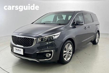Grey 2017 Kia Carnival Wagon Platinum