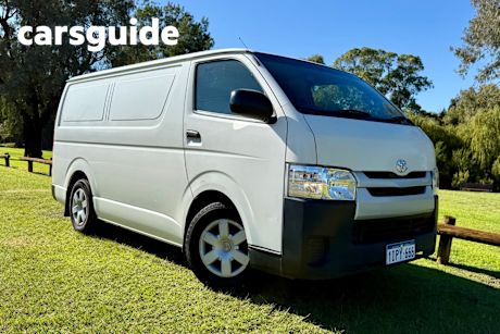 White 2018 Toyota Hiace Van LWB