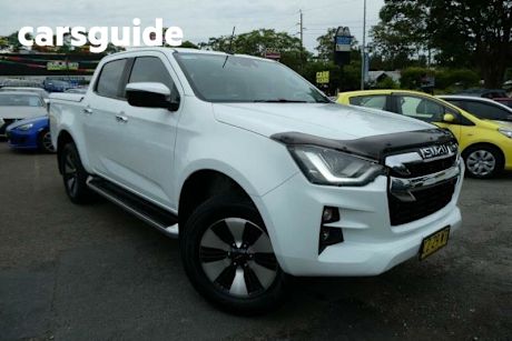 White 2020 Isuzu D-MAX Crew Cab Utility LS-U (4X2)