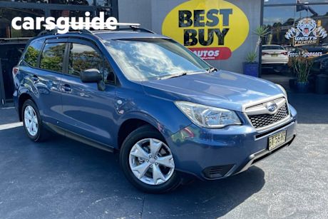 Blue 2013 Subaru Forester Wagon 2.0D
