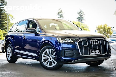 Blue 2022 Audi Q7 Wagon 45 TDI Quattro Mhev