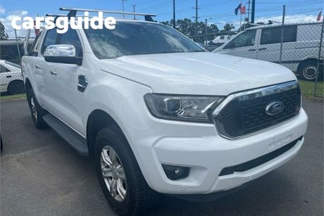 White 2020 Ford Ranger Double Cab Pick Up XLT 2.0 HI-Rider (4X2)