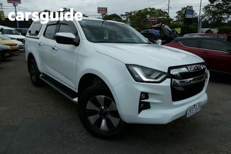 White 2020 Isuzu D-MAX Crew Cab Utility LS-U (4X2)