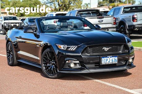 Black 2017 Ford Mustang Convertible GT 5.0 V8