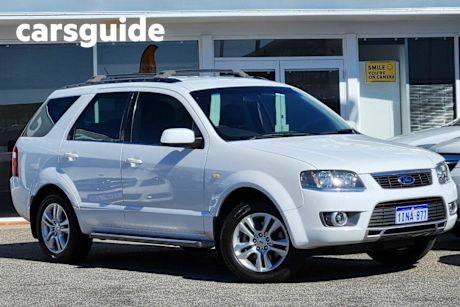 White 2010 Ford Territory Wagon TS Limited Edition (rwd)