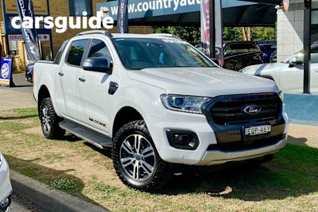 White 2021 Ford Ranger Double Cab Pick Up Wildtrak 2.0 (4X4)