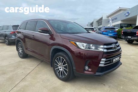 Red 2019 Toyota Kluger Wagon Grande (4X2)
