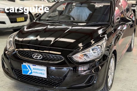 Black 2018 Hyundai Accent Hatchback Sport