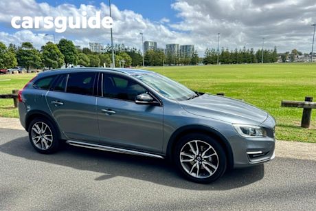 Grey 2016 Volvo V60 Wagon D4 Luxury Cross Country