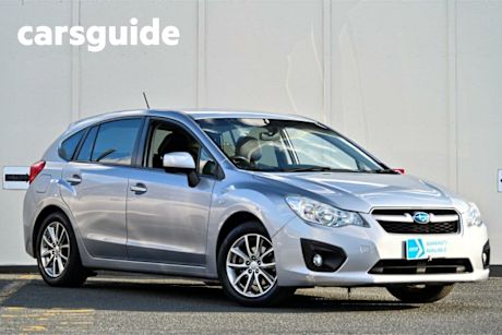 Silver 2014 Subaru Impreza Hatchback 2.0I (awd)