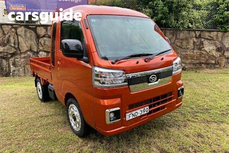 Orange 2024 Daihatsu Hi-jet Ute Tray Jumbo Extra