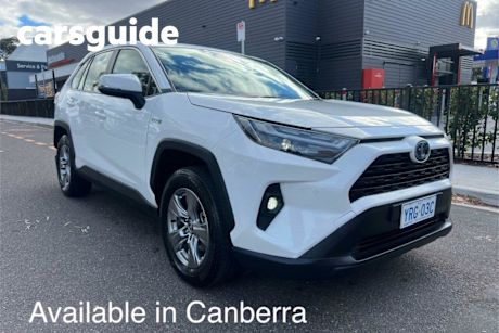 White 2023 Toyota RAV4 Wagon GX (awd) Hybrid