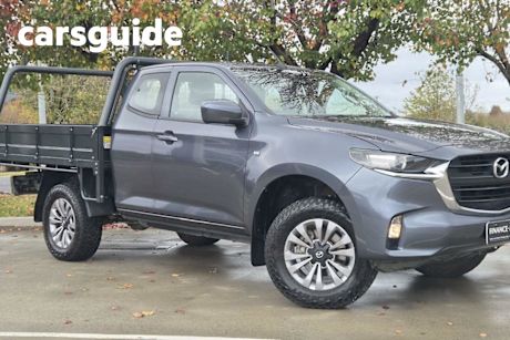 Grey 2022 Mazda BT-50 Cab Chassis XT (4X4)
