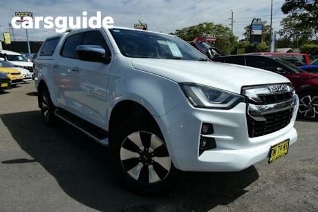 White 2020 Isuzu D-MAX Crew Cab Utility LS-U (4X2)