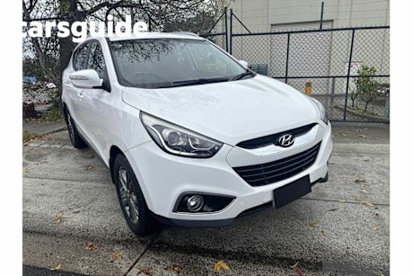 White 2013 Hyundai IX35 Wagon Active (fwd)