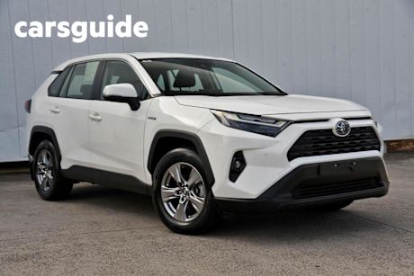 White 2022 Toyota RAV4 Wagon GX (awd) Hybrid