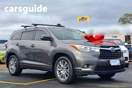 Grey 2014 Toyota Kluger Wagon Grande (4X4)