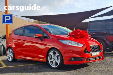 Orange 2013 Ford Fiesta Hatchback ST