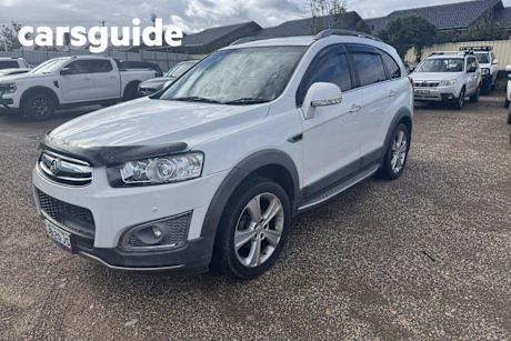 White 2014 Holden Captiva Wagon 7 LTZ (4X4)