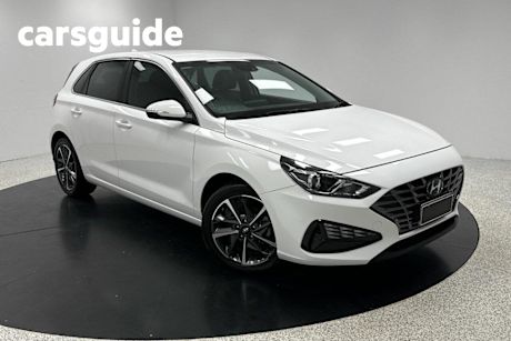 White 2023 Hyundai I30 Hatch Active