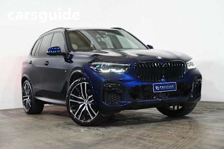 Blue 2022 BMW X5 Wagon Xdrive40I M Sport