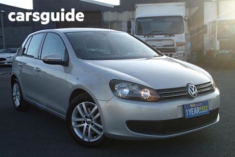 Silver 2009 Volkswagen Golf Hatchback 103 TDI Comfortline