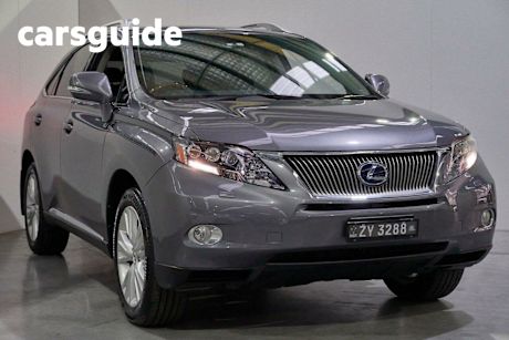 Grey 2011 Lexus RX450H Wagon Sports Luxury
