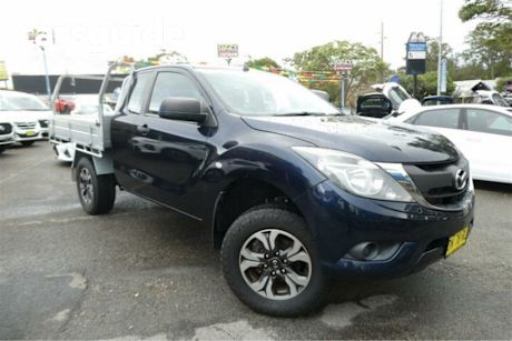 Blue 2018 Mazda BT-50 Freestyle Cab Chassis XT (4X2)