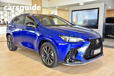 Blue 2024 Lexus NX450H+ Wagon F Sport + EP2 Phev AWD
