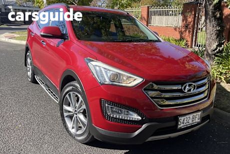 Red 2013 Hyundai Santa FE Wagon Active Crdi (4X4)