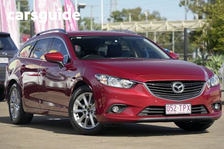 Red 2013 Mazda 6 Wagon Touring