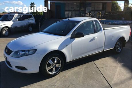 White 2008 Ford Falcon Utility XL (lpg)