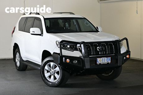 White 2018 Toyota Landcruiser Prado Wagon GXL (4X4)