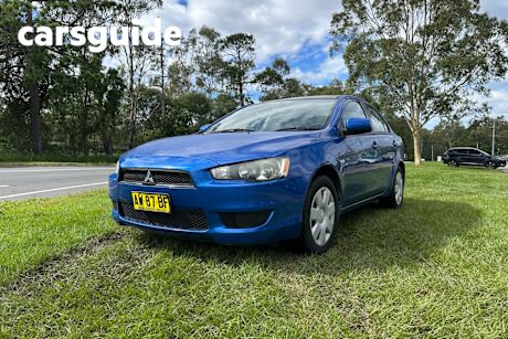 Blue 2008 Mitsubishi Lancer Sedan ES