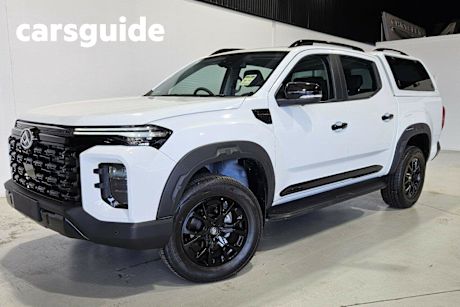 White 2024 LDV T60 Double Cab Utility MAX Mega TUB (4X4)