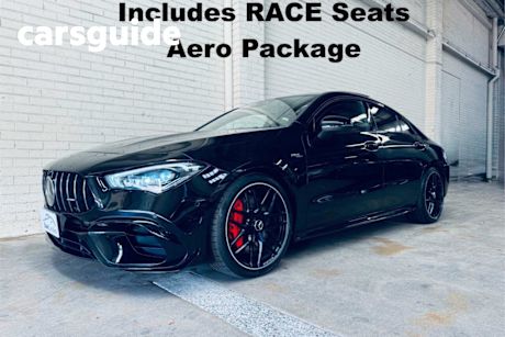 Black 2020 Mercedes-Benz CLA45 Coupe S 4Matic+