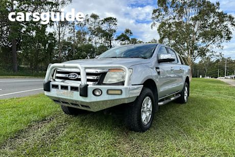 Silver 2013 Ford Ranger Dual Cab Utility XLT 3.2 (4X4)