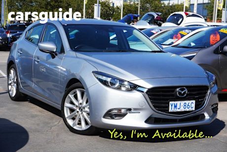 Silver 2017 Mazda 3 Hatchback SP25