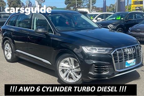 Black 2022 Audi Q7 Wagon 50 TDI Quattro Mhev