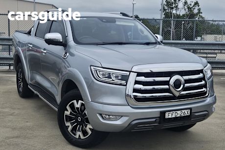 Silver 2023 GWM UTE Dual Cab Utility Cannon-X (4X4)
