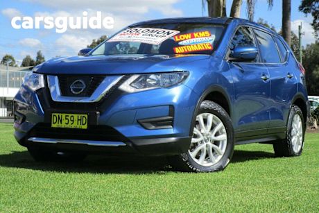 Blue 2017 Nissan X-Trail Wagon ST (2WD)