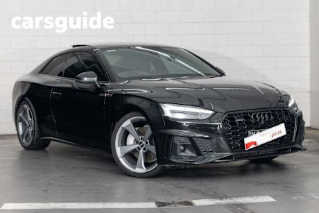 Black 2020 Audi A5 Coupe 45 Tfsi Quattro S Line Mhev