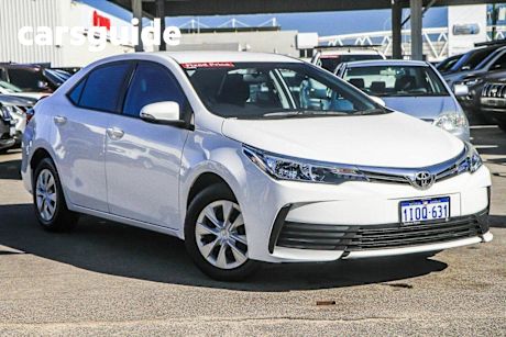 White 2017 Toyota Corolla Sedan Ascent