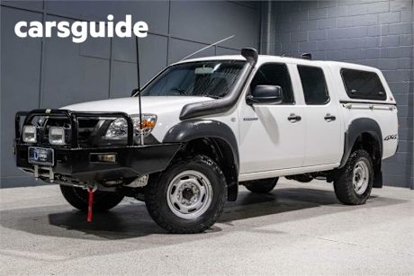 White 2008 Mazda BT-50 Dual Cab Pick-up B3000 DX (4X4)