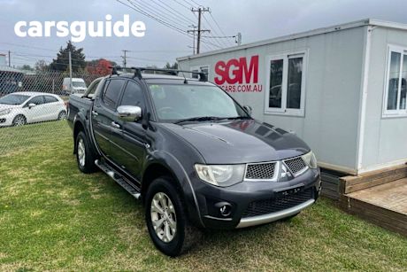 Grey 2015 Mitsubishi Triton Ute Tray GLX-R (4x4) MN MY15