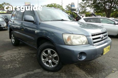 Blue 2006 Toyota Kluger Wagon CV (4X4)
